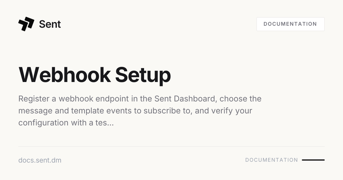 Sent Ip Setup | Sent API Docs